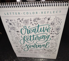 Lisa Funk Creative Lettering Journal Gratitude Edition NEW Sealed 2016, Spiral