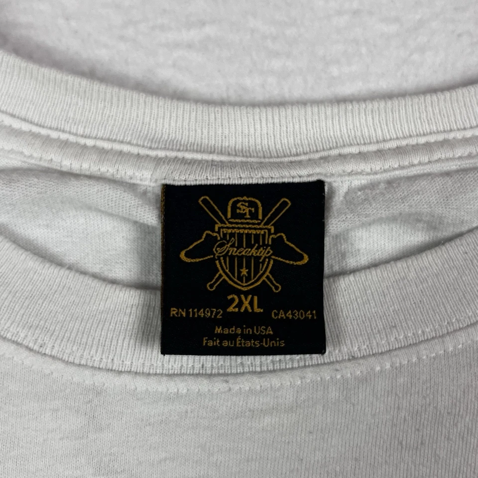 Camisa De Colección Sneaktip El Padrino Doble Cara Talla 2XL Zapatilla Rara Hecha en EE. UU. Foto 3 de 4