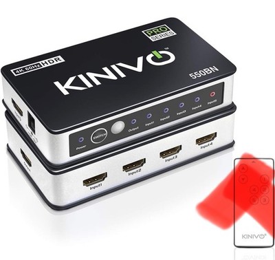 Kinivo 501BN 5-Port HDMI Switch Full HD 1080p.