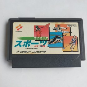 Konamic Sports In Seoul Konami pre-owned Nintendo Famicom NES Te
