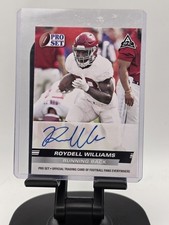 Leaf 2022 Pro Set Draft Roydell Williams Autograph Rookie #PSA-RW1 Football