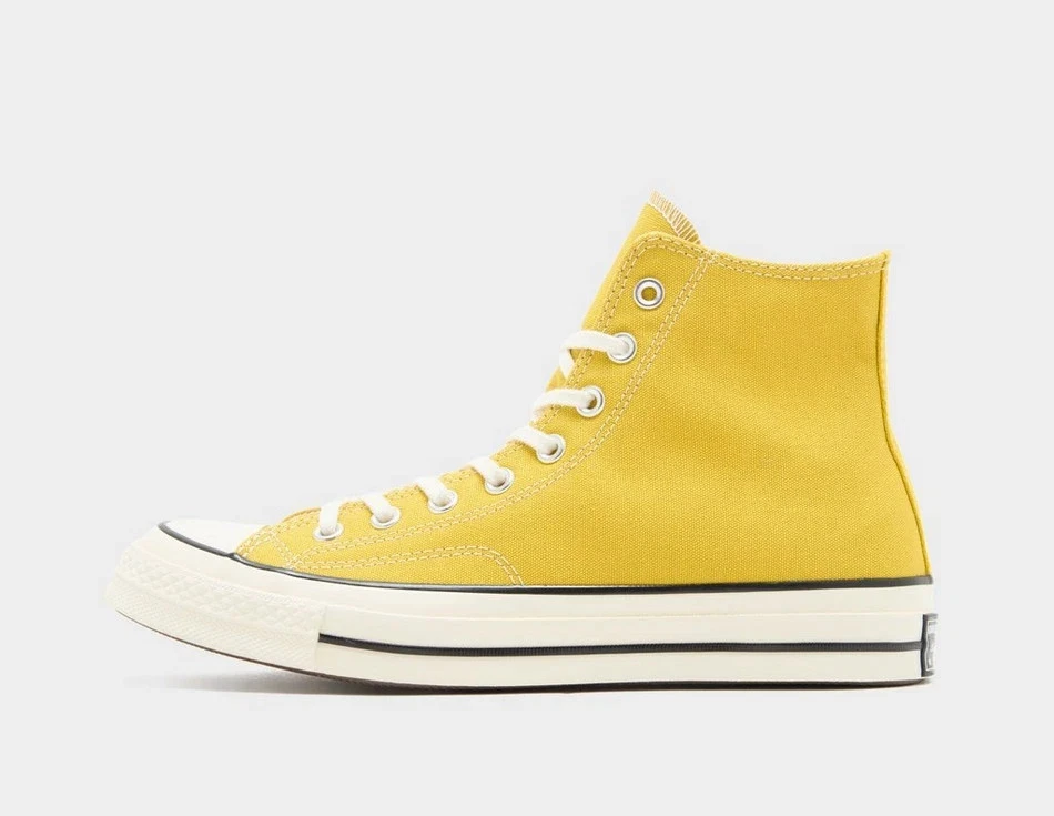Converse Chuck 70 Hi Men's in Yellow Trainers Shoes