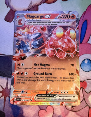Magcargo ex 029/167 Sv06 Twilight Masquerade Double Rare Holo - Pokémon TCG