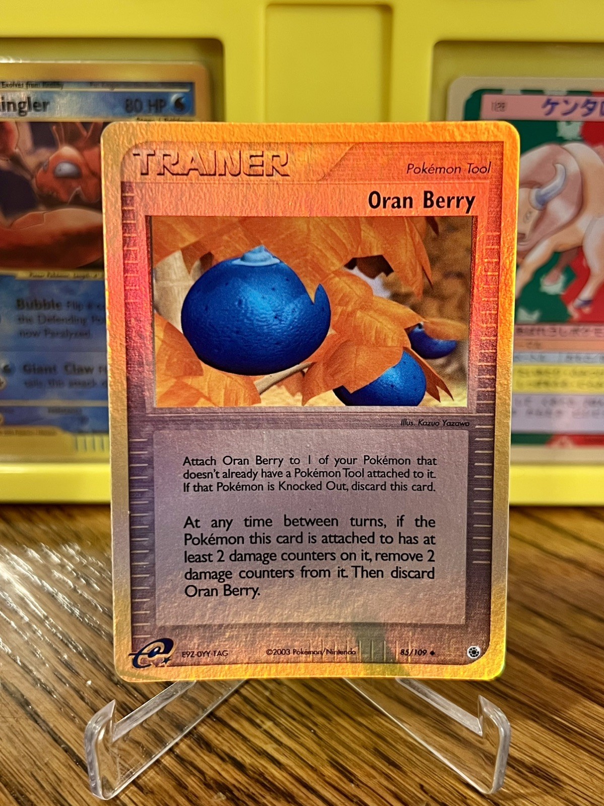 Pokémon TCG Ruby & Sapphire Oran Berry 85/109 Reverse Holo Near Mint Clean 