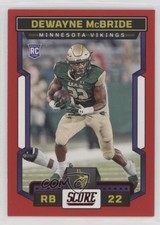 2023 Score Rookies Red DeWayne McBride #333 07rd