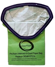 Replacement 10 PK for ProTeam ProVac FS 6 Compatible with 107314 with Interce...