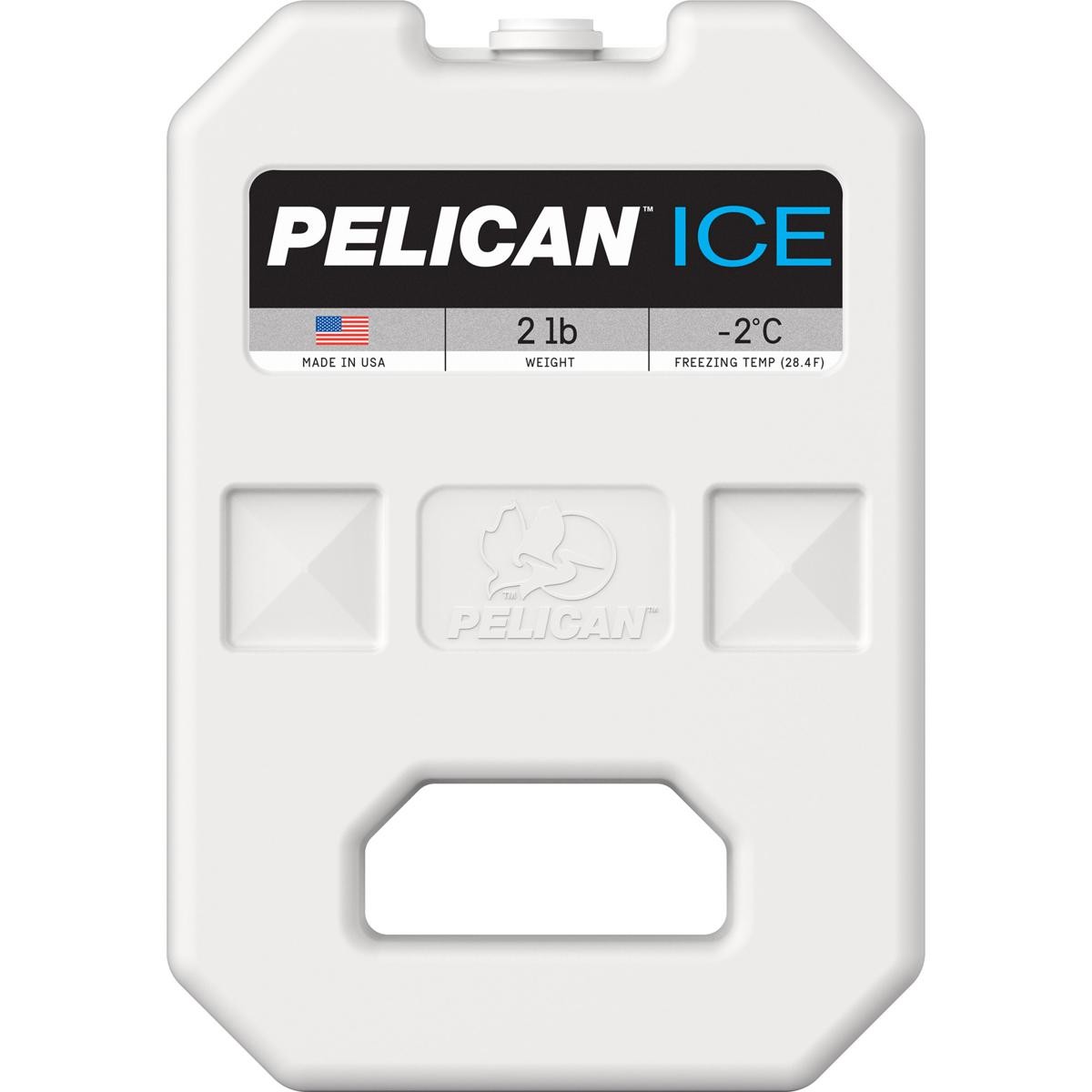 Многоразовый пакет со льдом Pelican весом 2 фунта для холодильников Белый контейнер 7290₽