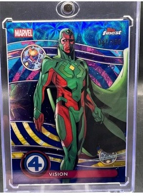 2026 Topps Finest Marvel Vision Blue Kaleidoscope Negative Zone Uncommon /150