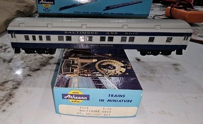 Athearn HO scale B&O Heavyweight Pullman  Martha Washington  Passenger train Car