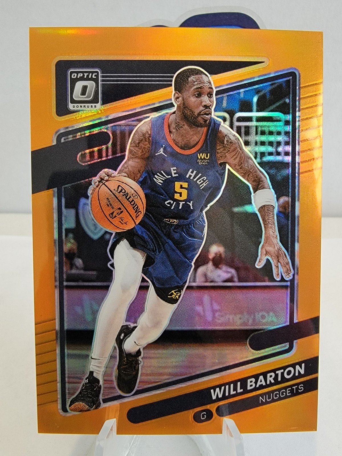 2021-22 Panini Donruss Optic Orange Prizm /199 Will Barton #61