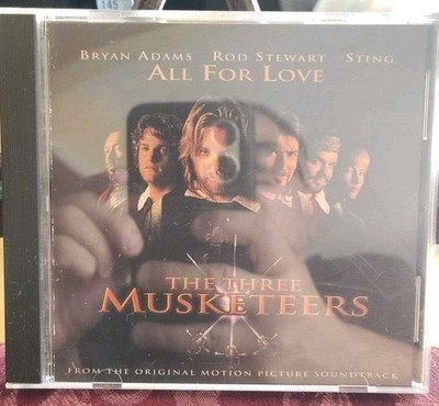 BRYAN ADAMS ROD STEWART STING  All For Love CD Single The Three MUSKETEERS Movie