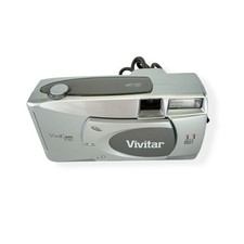 Vivitar ViviCam 3705 3.3MP Digital Camera Silver Tested Slight Issue Read