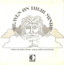 MURRAY HEAD-PICTURE SLEEVE 45-(HEAVEN ON THEIR MINDS)--PS--PIC--SLV MURRAY HEAD-PICTURE SLEEVE 45-(HEAVEN ON THEIR MINDS)--PS--PIC--SLV