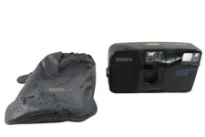 Vintage Konica Pop Super 35mm Autoflash Point  Shoot Film Camera w/ Bag