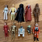 Vintage Star Wars Kenner Lot of 28 Action Figures w/ Darth Vader Case
