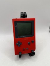 Nintendo Game Boy Pocket Handheld Game Console Mgb-001 Red Tested Fast Shipping
