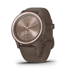 Garmin vivomove Sport Hybrid Smartwatch, Gold Cocoa NEW Free shipping
