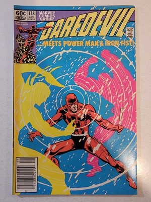 Daredevil Bronze Age #178 VF-  ELECTRA 1981 Frank Miller, Klaus Janson Newsstand