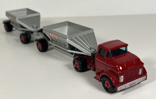 Nice Matchbox Lesney King Size K-4 GMC Fruehauf Hopper Train With Box - Picture 5 of 24