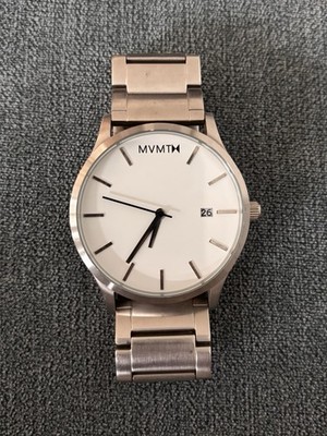 MVMT Uhr Herren Edelstahl Silber Guter Zustand Wasserdicht