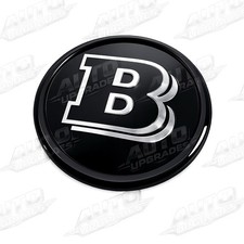 W205 Black Brabus B 18.5cm Grille Badge Emblem For Mercedes Benz W205 Black Brabus B 18.5cm Grille Badge Emblem For Mercedes Benz