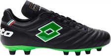Lotto Stadio OG II FG Soccer Cleat Multiple size Black Green 215017 1NI