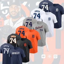 SALE OFF - Kenley Jansen #74 Detroit Tigers 2026 Player Name & Number for Fans