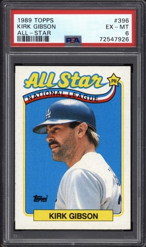 1989 Topps Kirk Gibson #396 card