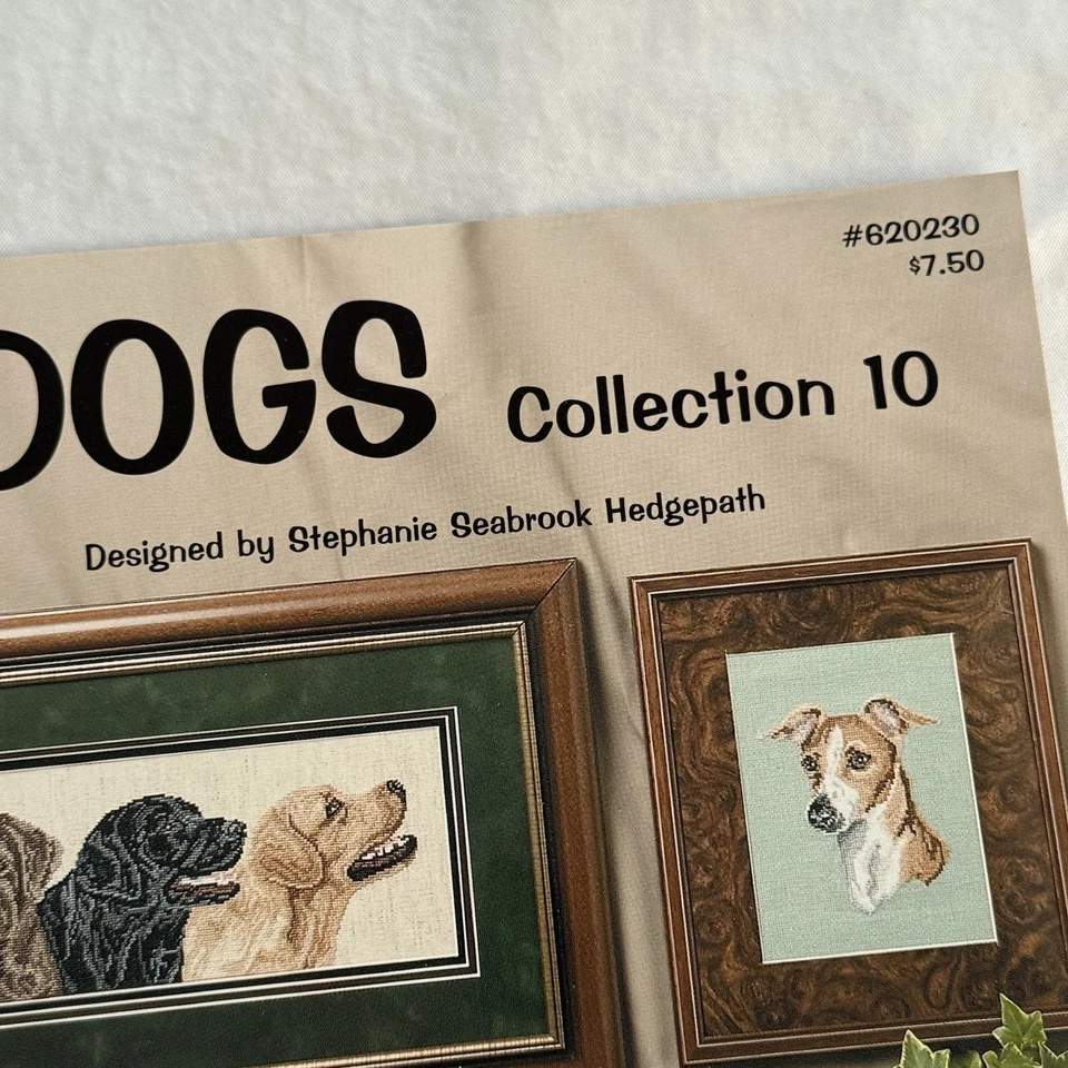 Pegasus Dogs Cross Stitch Pattern Booklet Collection Lab Greyhound Corgi 620230 - Image 2 of 4
