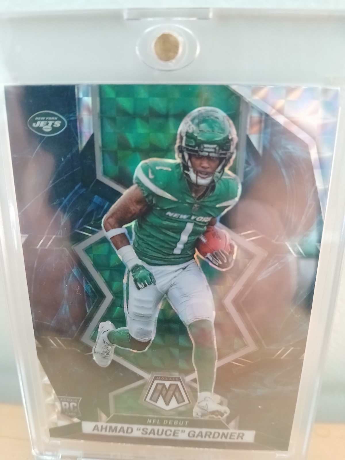2022 Panini Mosaic GENESIS Ahmed "Sauce" Gardner NFL Debut #289 Jets