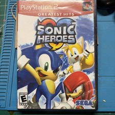 SEGA Sonic Heroes Sony PlayStation 2 PS2 Manual Included E NTSC-U/C 2004