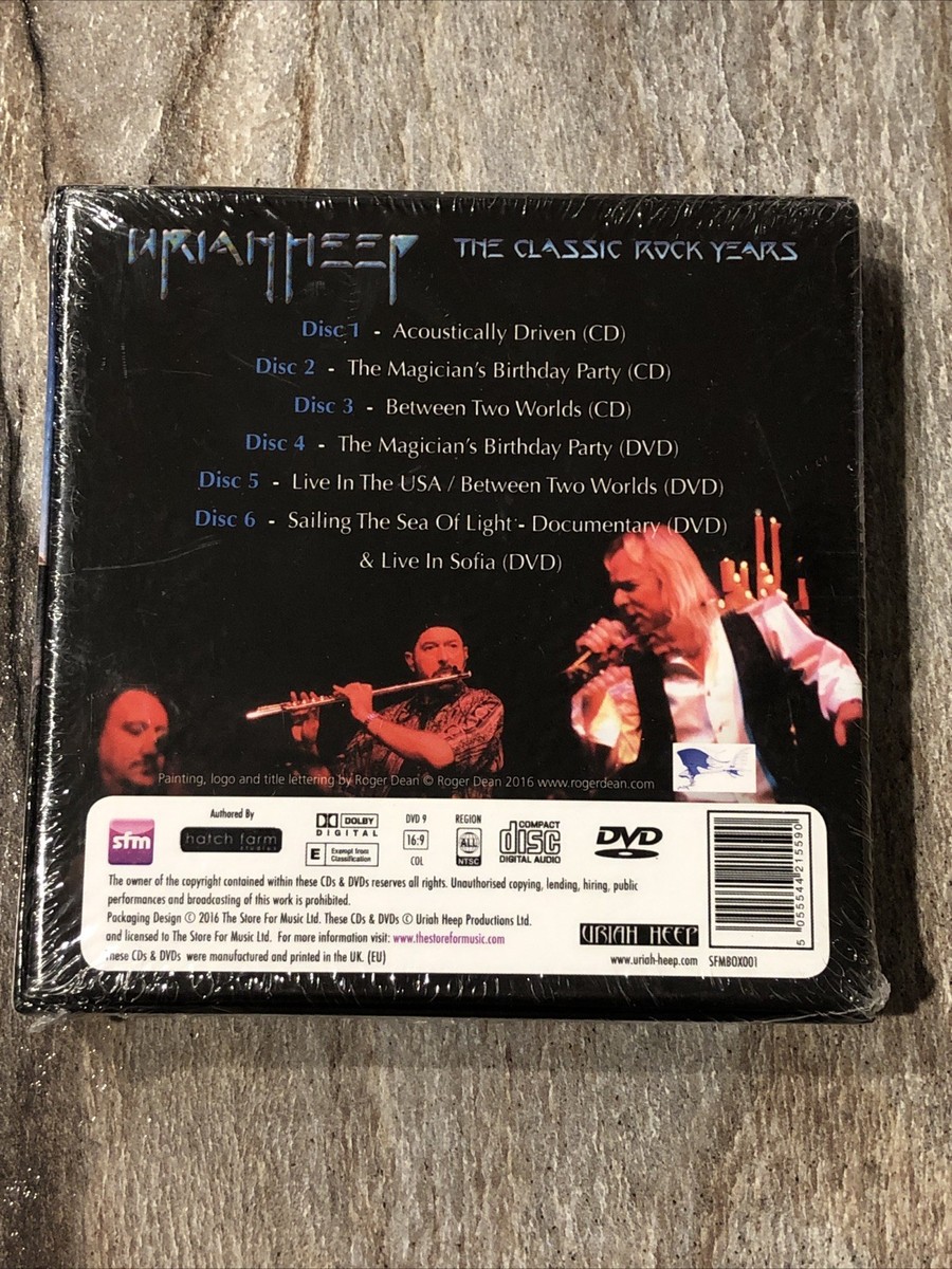 Uriah Heep Classic Rock Years Uriah Heep CD DVD Box Set 3 CD 3 DVD