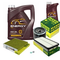 Mann Inspektionspaket 6L Mannol Energy 5W-30 FüR Toyota Avensis Verso 2.0 D