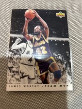 1992-93 Upper Deck Team MVPs #TM14 James Worthy LA Lakers BASKETBALL Card
