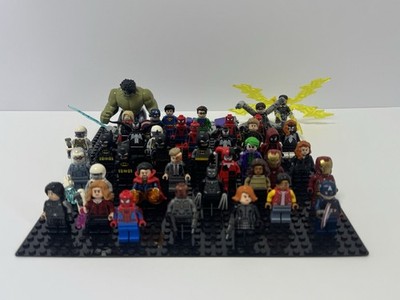 39x LEGO Marvel Minifigures   Super Heroes & Villains Lot | Avengers, Spider Man