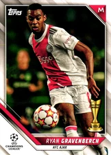 2021-22 Topps UEFA Champions League #199 Ryan Gravenberch AFC Ajax
