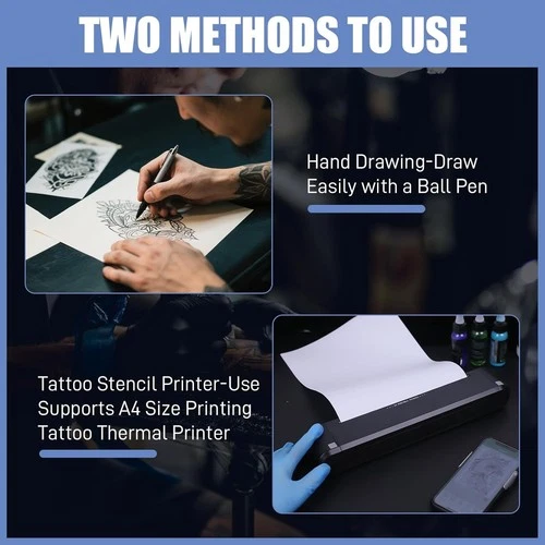 Tattoo Transfer Paper Stencil Carbon Thermal Tracing Hectograph Supplies Sheets image 6
