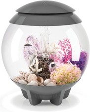 Halo 15 Acrylic 4-Gallon Aquarium with Multi-Color Remote-Controlled LED Lights