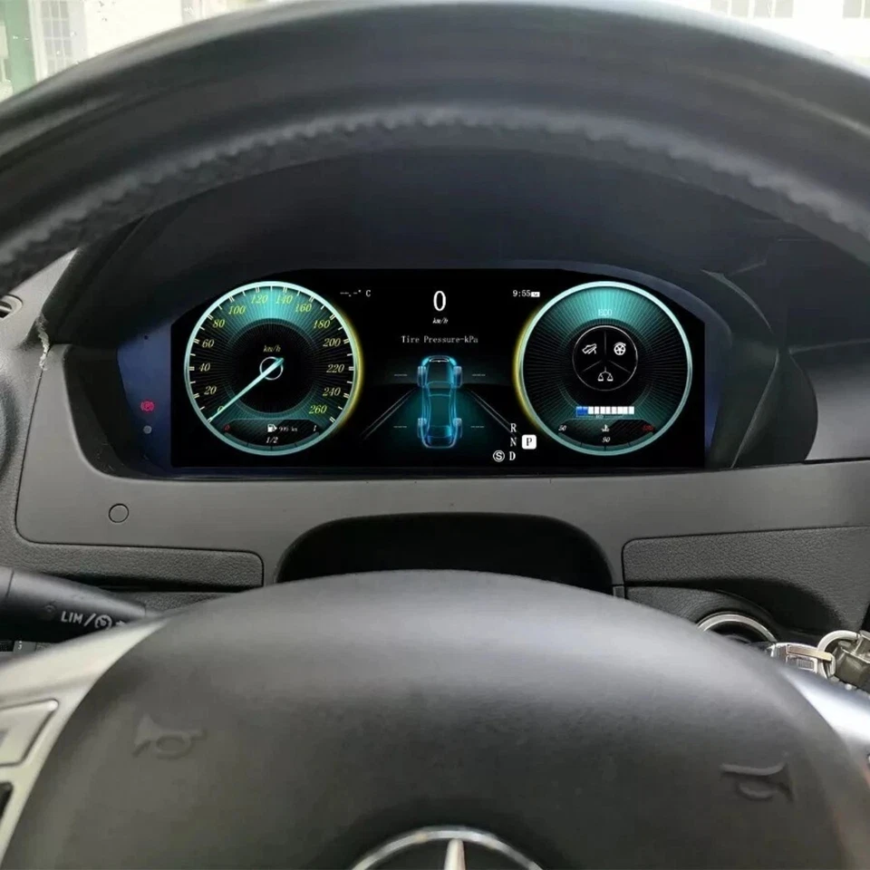 Cuadro de instrumentos digital de 12,3" Carplay para Benz Clase A/GLA/CLA W176 2014-2019 Foto 2 de 4