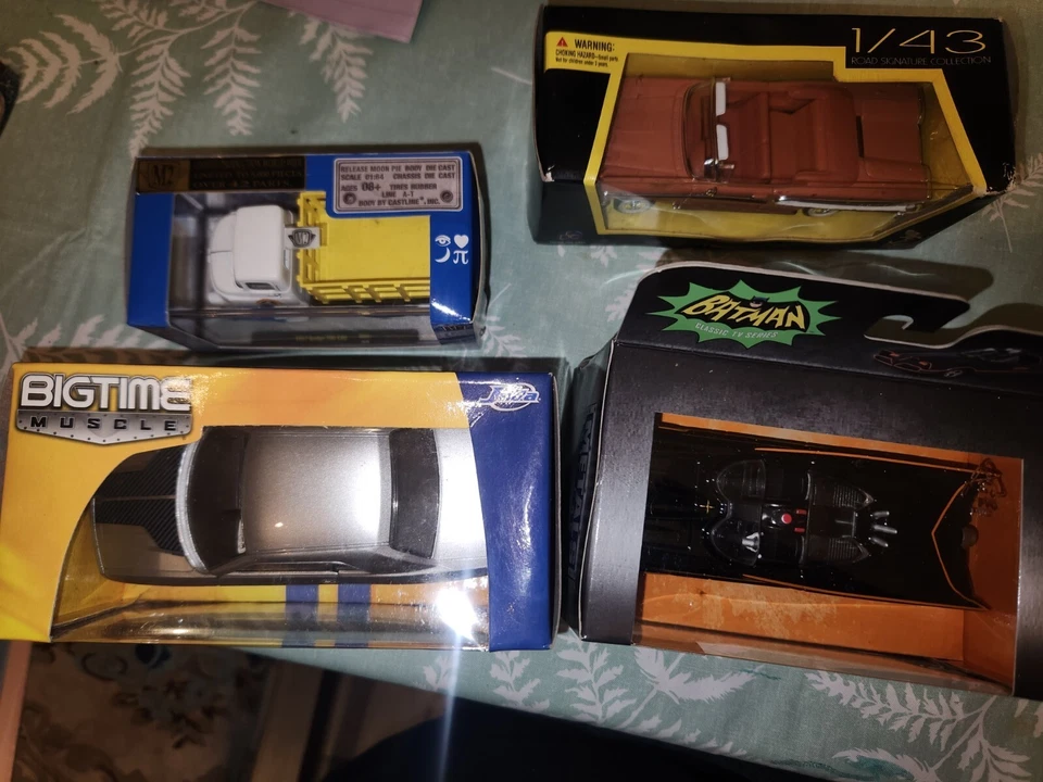 Lot Of 4 Model Cars-M2-Edsel-Dodge-Batman - Image 2 of 4