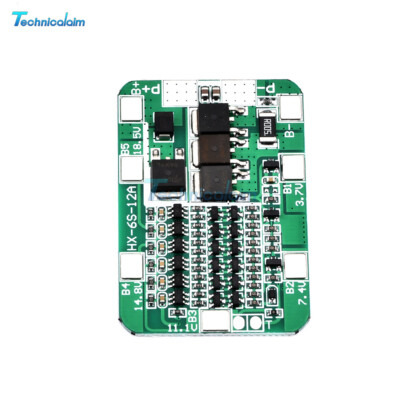 6S 15A 24V PCB BMS Charging Protection Board for 18650 Li-ion Battery