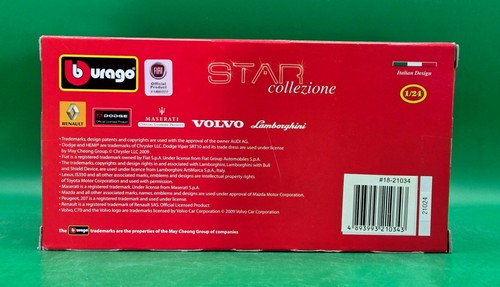 Bburago FIAT 500 Diamond Collectzione 1:16 (Bari to Pechino) Italy NEW IN BOX - Picture 6 of 6