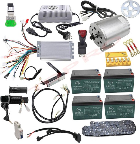 48V 1800W Brushless Motor Kit Controller for Electric ATV Quad Scooter Go Kart - 第 1/28 張圖片