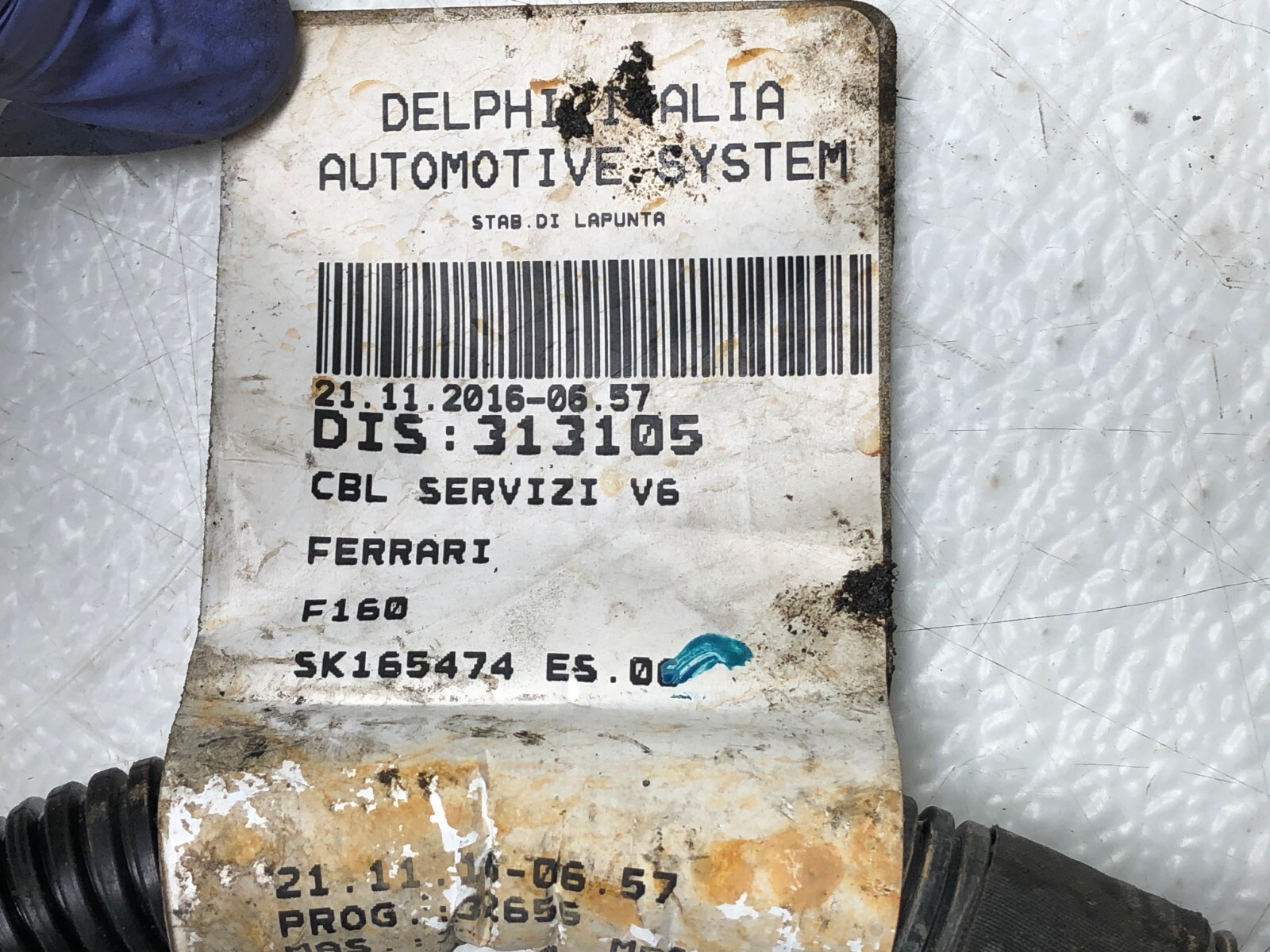 2017-2020 MASERATI LEVANTE 3.0L ALTERNATOR STARTER BATTERY WIRE HARNESS OEM