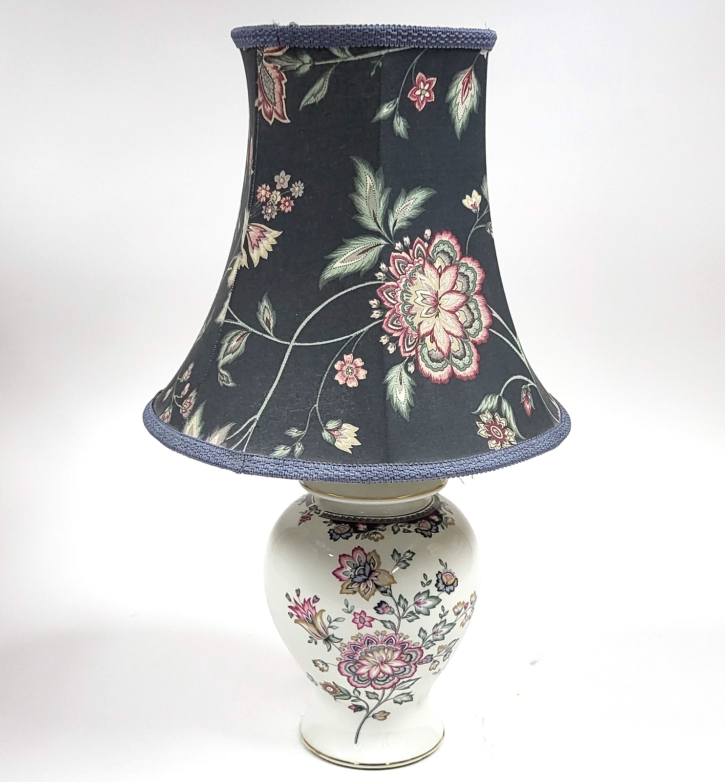 Vintage Famille Rosa 24" Jengibre Tarro Lámpara Con Ajustable Tono 220v BD870