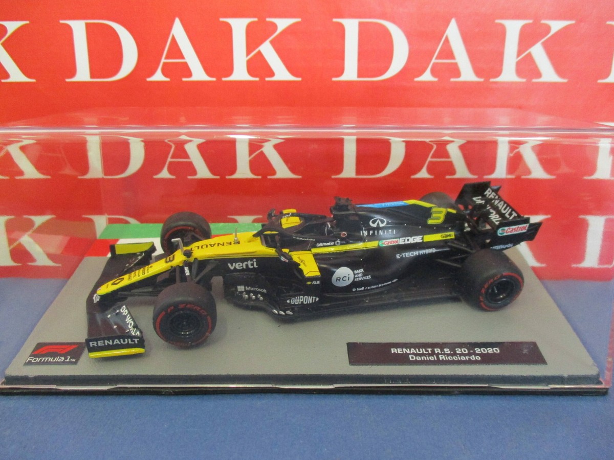 1/43 Renault R.S. 20 D.リカルド Die cast 1/43 Modellino Auto F1 Renault R.S.20 2020 D