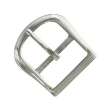 Solid Brass Buckle Polished Nickel Finish Center Bar Buckle multi size for Belt