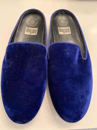 fitflop velvet mules