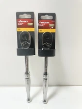 (Lot Of 2) Husky 107 385 3/8" Drive Full Polish Quick Release Ratchet