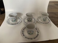 Precious Moments Dinnerware Set - 4 Cups And 4 Saucers